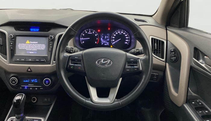 2016 Hyundai Creta SX PLUS AT 1.6 PETROL, Petrol, Automatic, 52,613 km, Steering Wheel Close Up