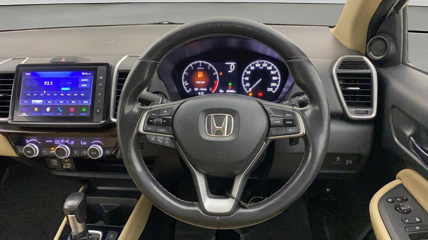 2021 Honda City 1.5L I-VTEC ZX CVT, Petrol, Automatic, 35,384 km, Steering Wheel Close Up