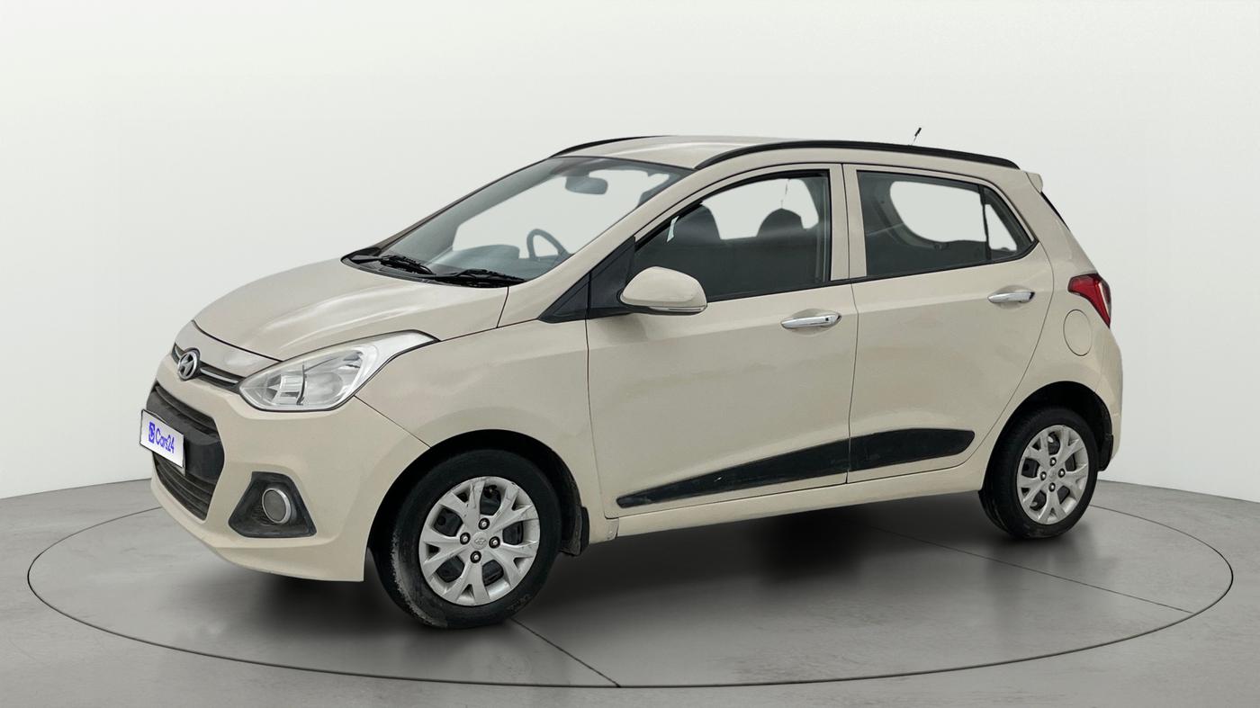2014 Hyundai Grand i10 SPORTZ AT 1.2 KAPPA VTVT, Petrol, Automatic, 73,037 km, Left Front Diagonal