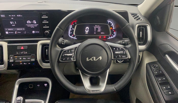 2022 KIA SONET HTX 1.5, Diesel, Manual, 58,719 km, Steering Wheel Close Up