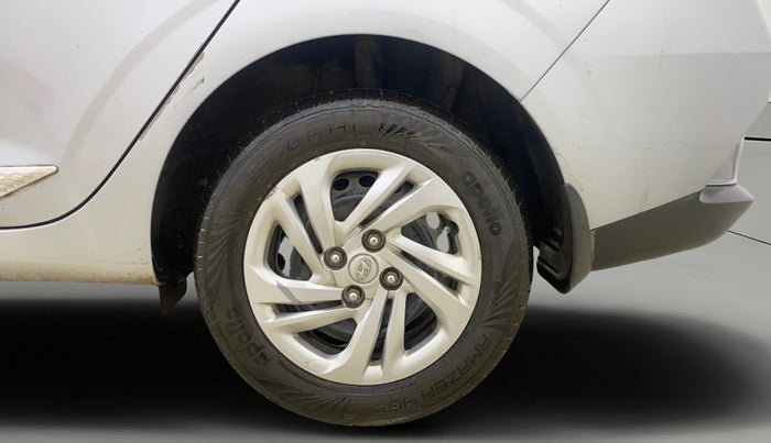 2021 Hyundai AURA S 1.2 CNG, CNG, Manual, 6,916 km, Left Rear Wheel