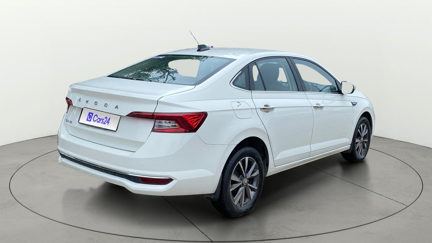 2022 Skoda SLAVIA STYLE 1.0L TSI MT, Petrol, Manual, 24,312 km, Right Back Diagonal