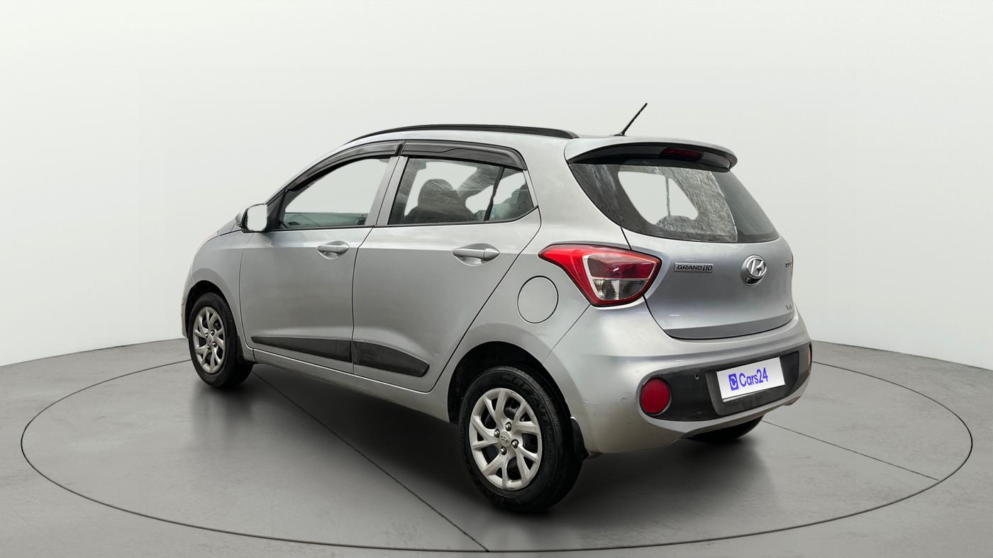 2019 Hyundai Grand i10 SPORTZ 1.2 KAPPA VTVT, Petrol, Manual, 72,694 km, Left Back Diagonal