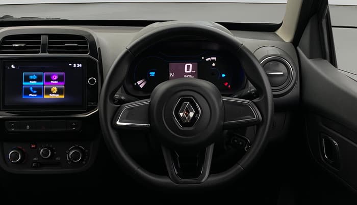 2020 Renault Kwid RXT 1.0 AMT (O), Petrol, Automatic, 9,406 km, Steering Wheel Close Up