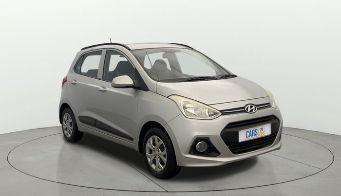 2015 Hyundai Grand i10 SPORTZ 1.2 KAPPA VTVT, Petrol, Manual, 5,592 km, Right Front Diagonal