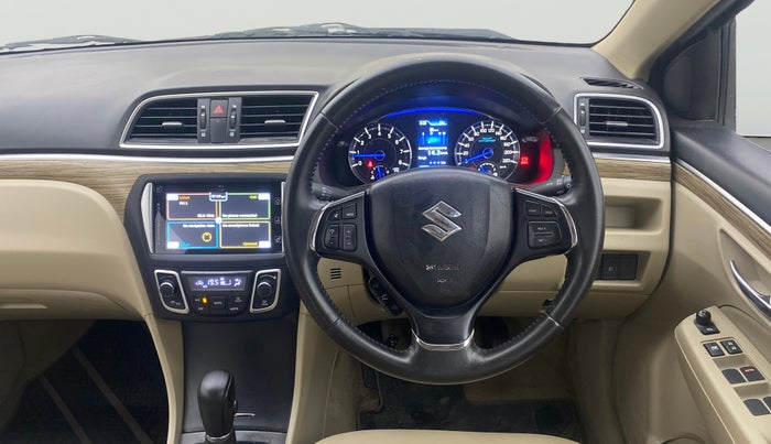 2019 Maruti Ciaz ALPHA  AT 1.5 SHVS PETROL, Petrol, Automatic, 55,677 km, Steering Wheel Close Up