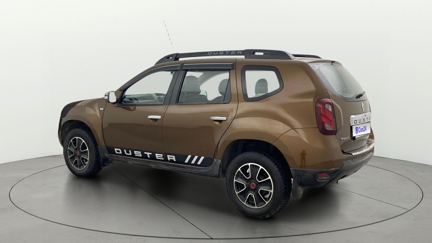 2017 Renault Duster RXS CVT, Petrol, Automatic, 55,000 km, Left Back Diagonal