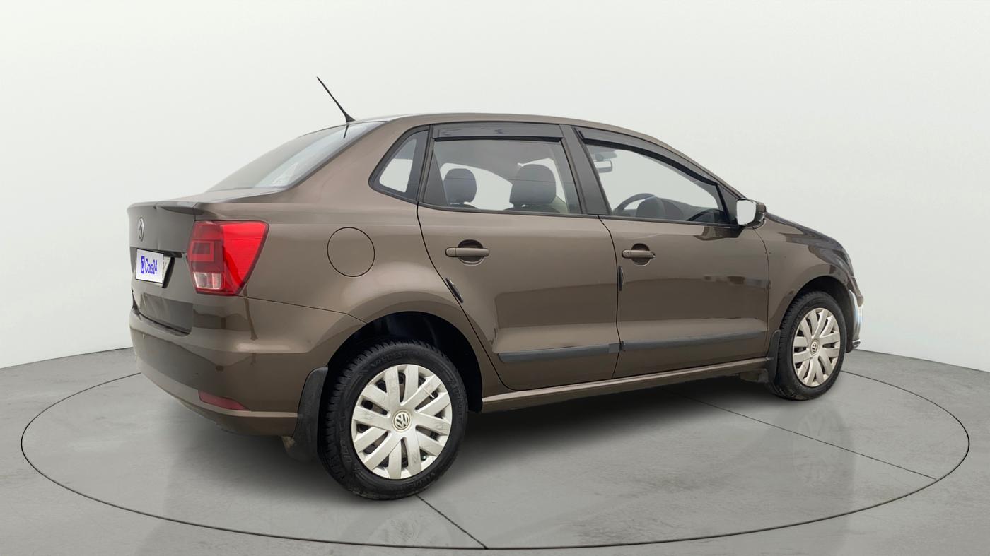2017 Volkswagen Ameo COMFORTLINE 1.2L, Petrol, Manual, 76,214 km, Right Back Diagonal
