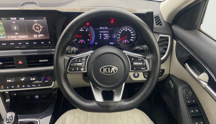 2020 KIA SELTOS HTX PLUS 1.5 DIESEL, Diesel, Manual, 92,733 km, Steering Wheel Close Up