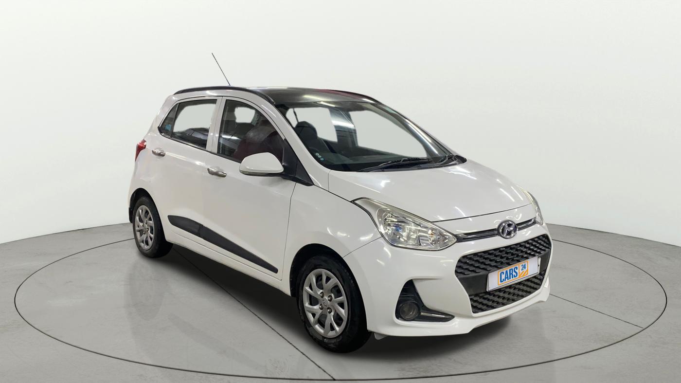 2018 Hyundai Grand i10 SPORTZ 1.2 KAPPA VTVT, Petrol, Manual, 34,083 km, Right Front Diagonal