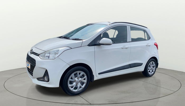 2017 Hyundai Grand i10 SPORTZ (O) 1.2 KAPPA VTVT, Petrol, Manual, 67,512 km, Left Front Diagonal