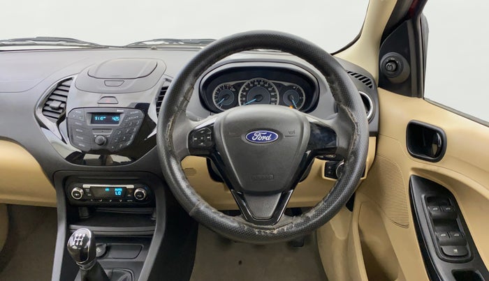 2017 Ford Figo Aspire TITANIUM 1.2 PETROL, Petrol, Manual, 30,082 km, Steering Wheel Close Up