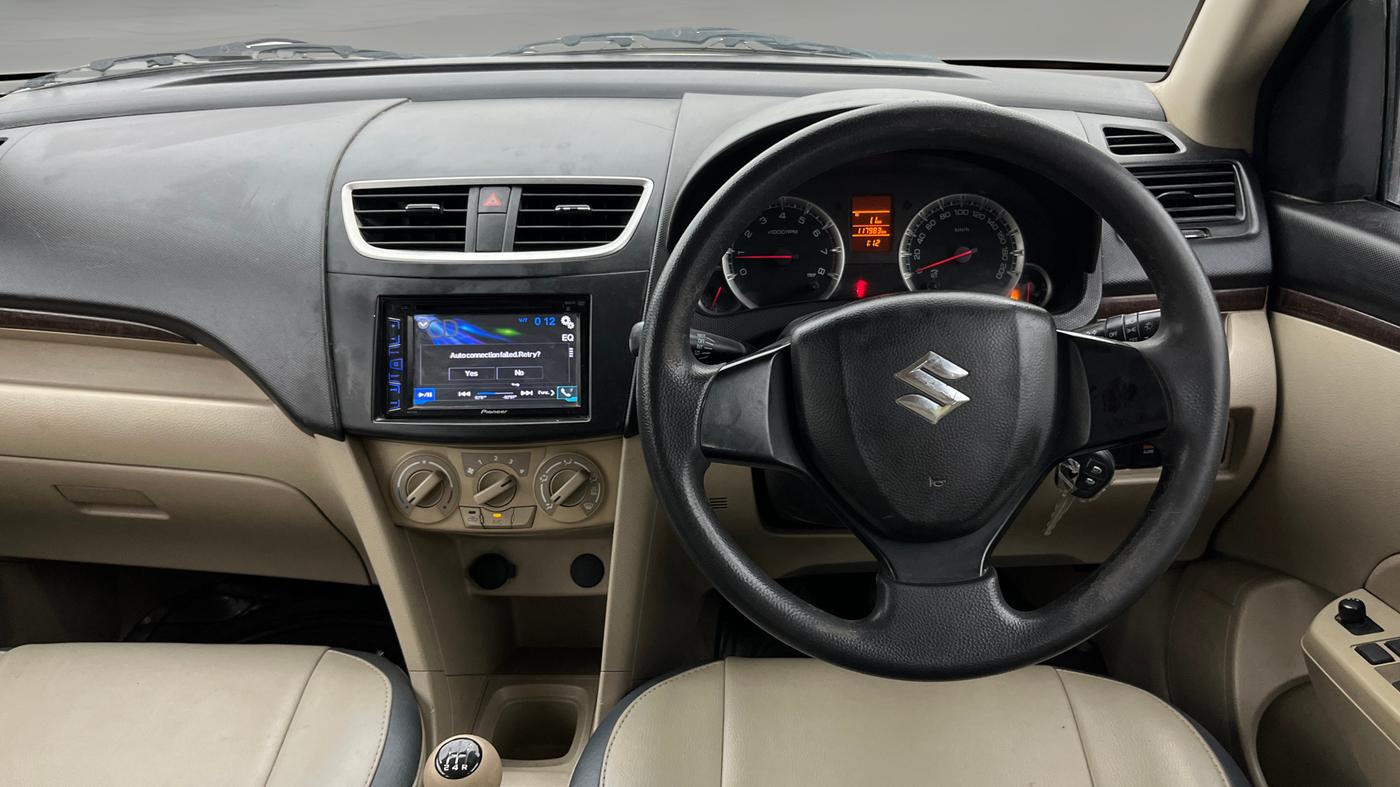 2014 Maruti Swift Dzire VXI, Petrol, Manual, 1,17,982 km, Steering Wheel Close Up