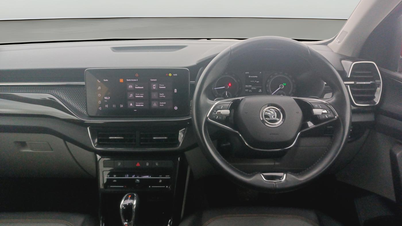 2022 Skoda KUSHAQ STYLE 1.0L TSI AT (6 AIRBAGS), Petrol, Automatic, 22,517 km, Steering Wheel Close Up