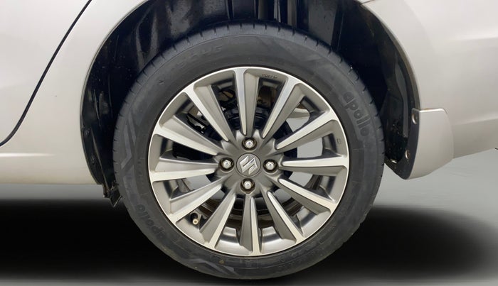 2019 Maruti Ciaz ALPHA 1.5 SHVS PETROL, Petrol, Manual, 49,726 km, Left Rear Wheel