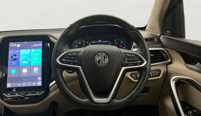 2021 MG HECTOR SHARP HYBRID 1.5 PETROL, Petrol, Manual, 1,08,821 km, Steering Wheel Close Up