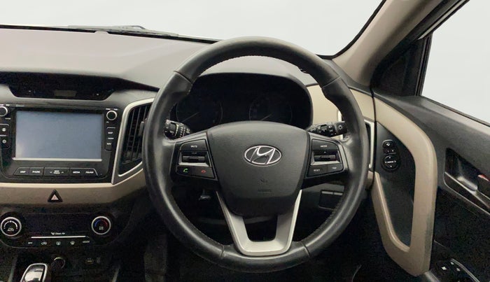 2017 Hyundai Creta SX PLUS AT 1.6 PETROL, Petrol, Automatic, 72,957 km, Steering Wheel Close Up