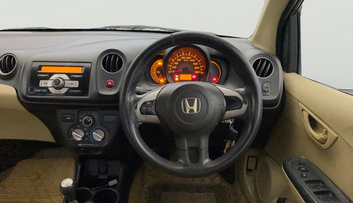 2014 Honda Amaze 1.2L I-VTEC S, Petrol, Manual, 41,238 km, Steering Wheel Close Up