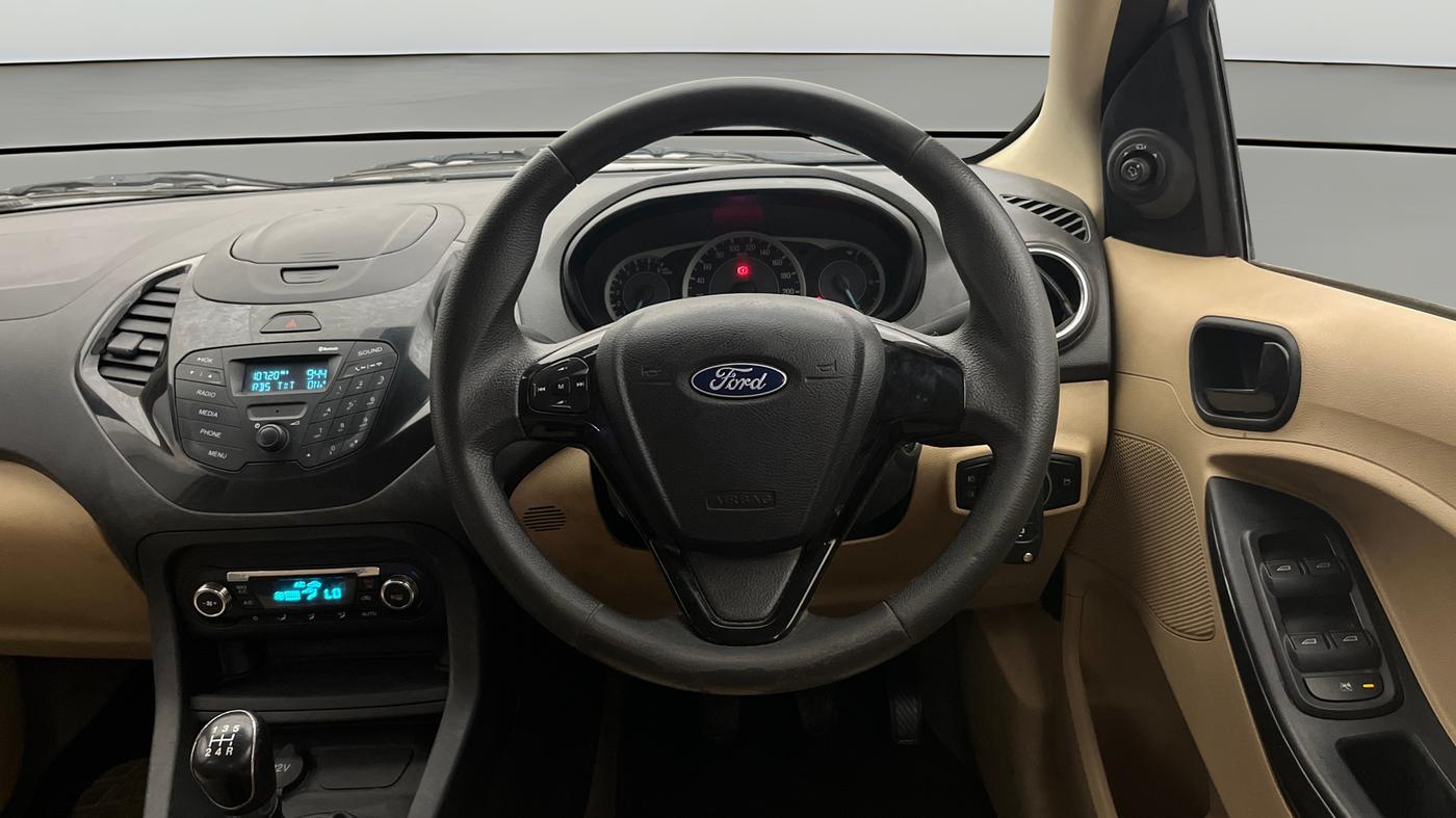 2018 Ford Figo Aspire TITANIUM 1.2 PETROL, Petrol, Manual, 31,645 km, Steering Wheel Close Up
