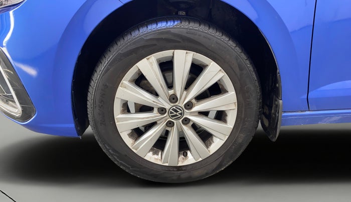 2022 Volkswagen VIRTUS HIGHLINE TSI 1.0 AT, Petrol, Automatic, 26,757 km, Left Front Wheel