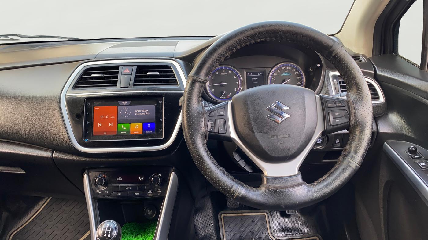 2021 Maruti S Cross ZETA 1.5, Petrol, Manual, 28,416 km, Steering Wheel Close Up