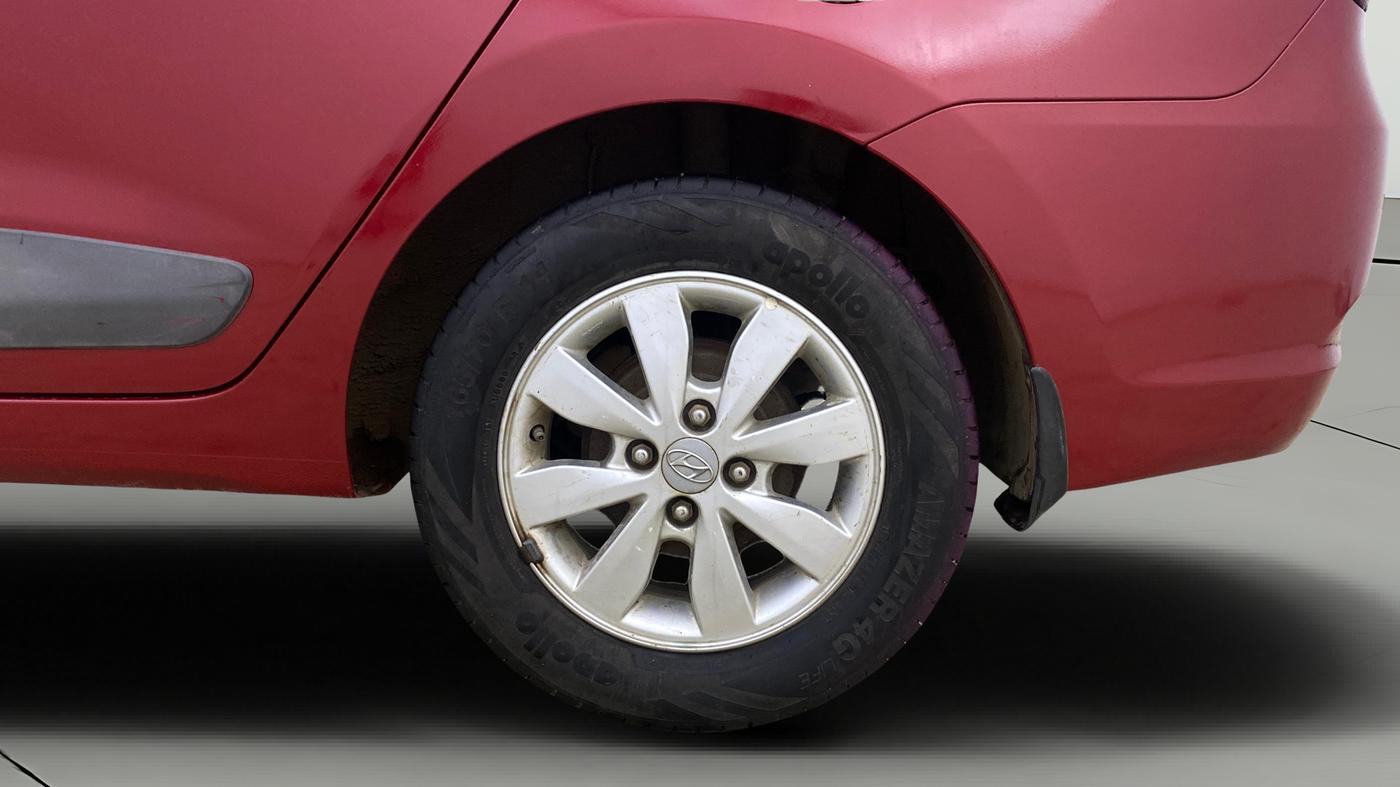 2014 Hyundai Xcent S (O) 1.2, Petrol, Manual, 51,492 km, Left Rear Wheel