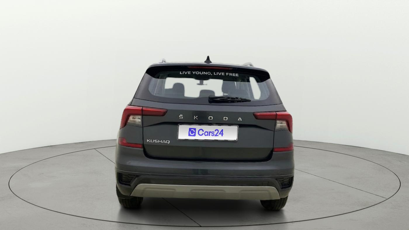 2022 Skoda KUSHAQ AMBITION 1.0L TSI AT, Petrol, Automatic, 24,994 km, Back/Rear