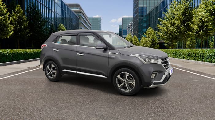 2019 Hyundai Creta SX AT 1.6 PETROL, Petrol, Automatic, 39,829 km, Right Front Diagonal