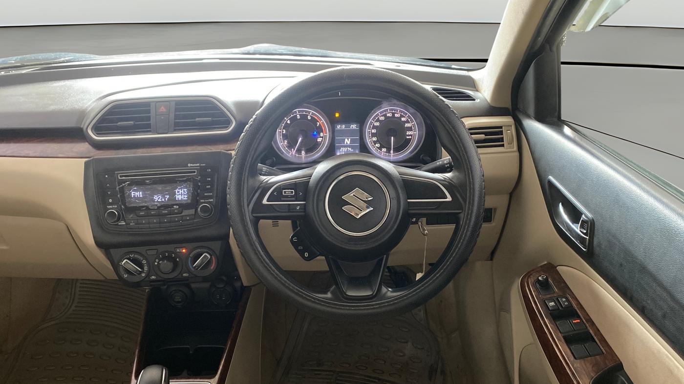 2017 Maruti Dzire VXI AMT, Petrol, Automatic, 23,373 km, Steering Wheel Close Up