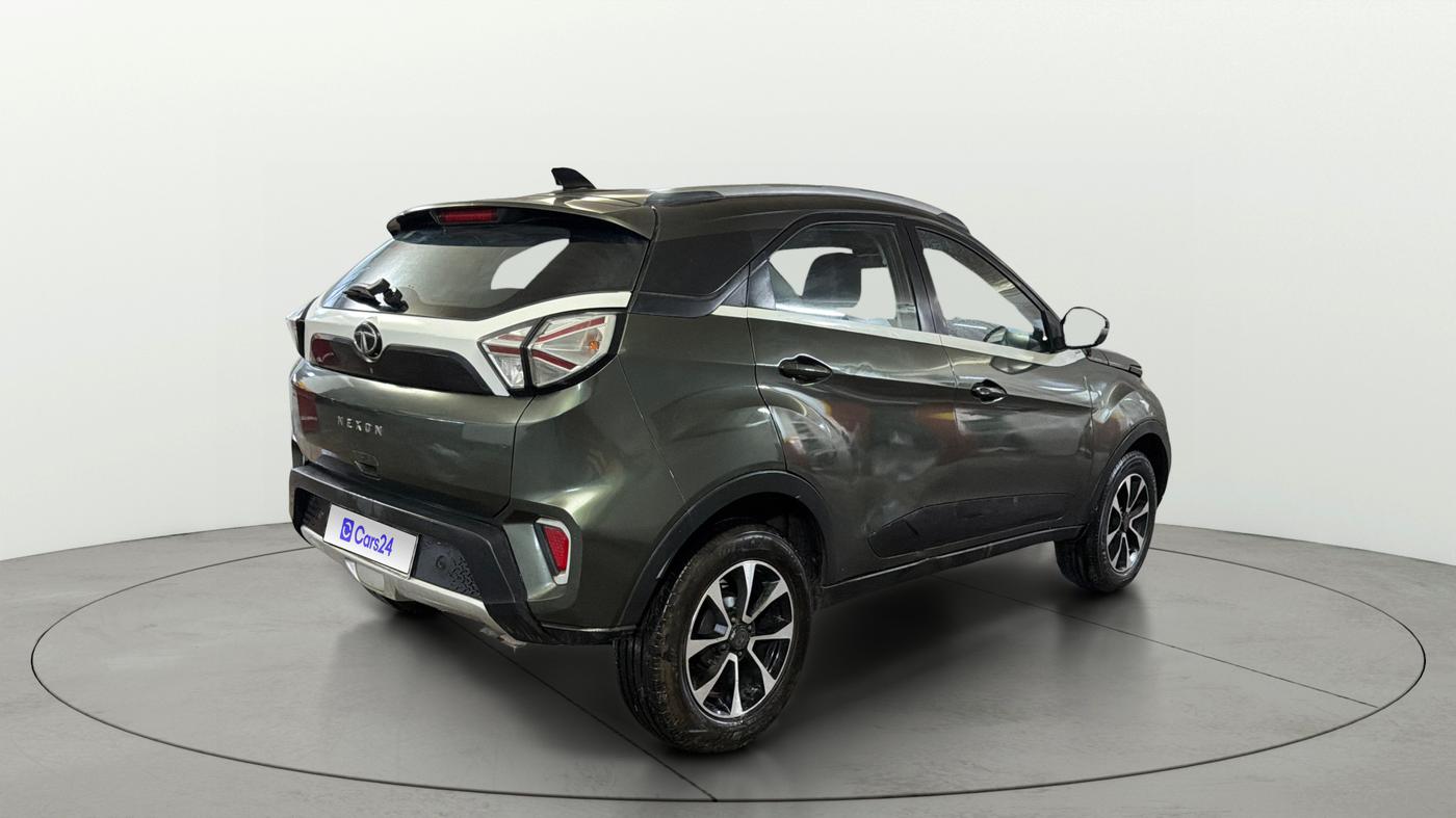 2021 Tata NEXON XZA PLUS SUNROOF PETROL, Petrol, Automatic, 73,686 km, Right Back Diagonal