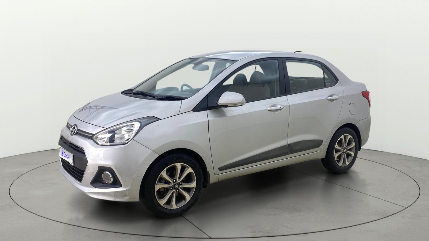 2015 Hyundai Xcent SX AT 1.2 (O), Petrol, Automatic, 19,691 km, Left Front Diagonal