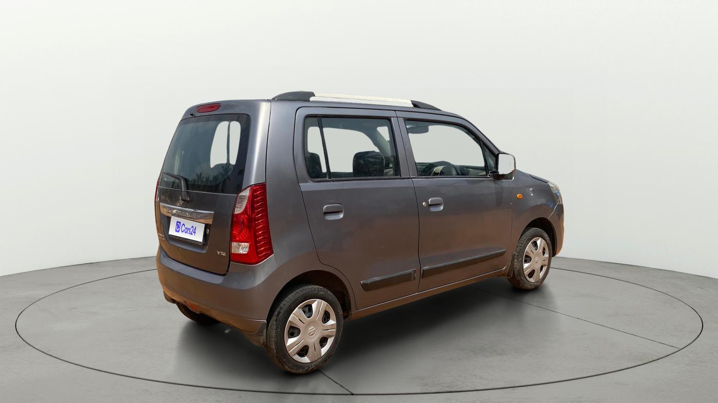 2016 Maruti Wagon R 1.0 VXI, Petrol, Manual, 63,740 km, Right Back Diagonal