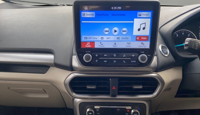 2019 Ford Ecosport TITANIUM 1.5L PETROL, Petrol, Manual, 1,07,673 km, Air Conditioner