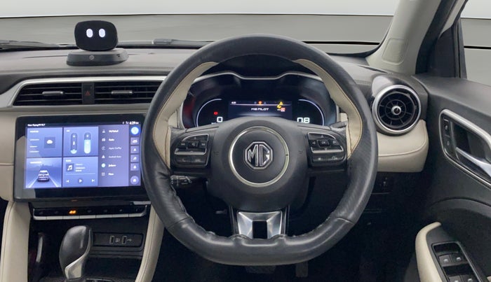 2022 MG ASTOR SAVVY 1.5 CVT, Petrol, Automatic, 18,679 km, Steering Wheel Close Up