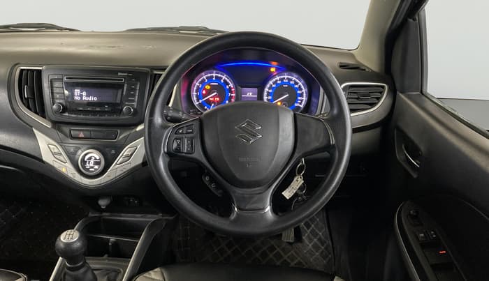 2017 Maruti Baleno DELTA PETROL 1.2, Petrol, Manual, 42,301 km, Steering Wheel Close Up