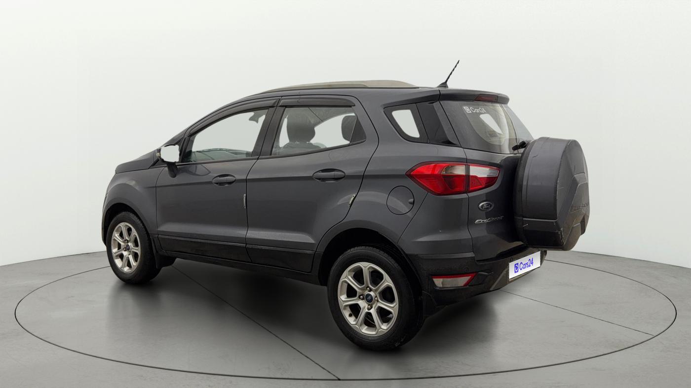 2019 Ford Ecosport TITANIUM + 1.5L PETROL AT, Petrol, Automatic, 81,766 km, Left Back Diagonal