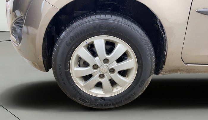 2012 Maruti Ritz ZXI, Petrol, Manual, 38,241 km, Left Front Wheel