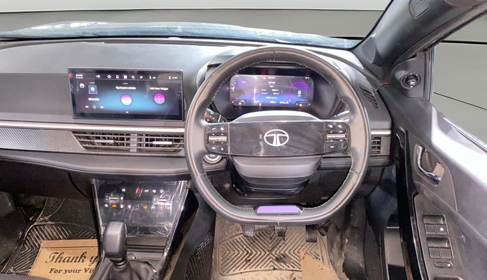 2024 Tata NEXON FEARLESS + SUNROOF DUAL TONE 1.2 PETROL, Petrol, Manual, 4,075 km, Steering Wheel Close Up