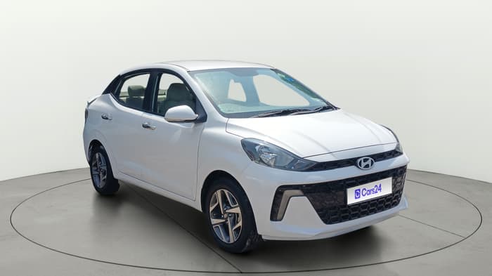 2025 Hyundai AURA SX 1.2 CNG, CNG, Manual, 15,554 km, Right Front Diagonal