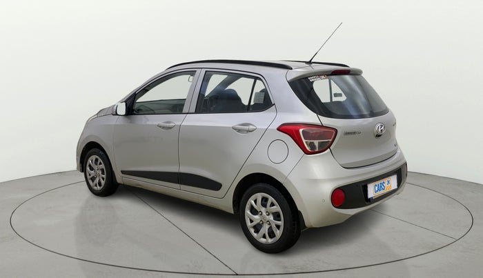 2017 Hyundai Grand i10 SPORTZ (O) 1.2 KAPPA VTVT, Petrol, Manual, 79,962 km, Left Back Diagonal
