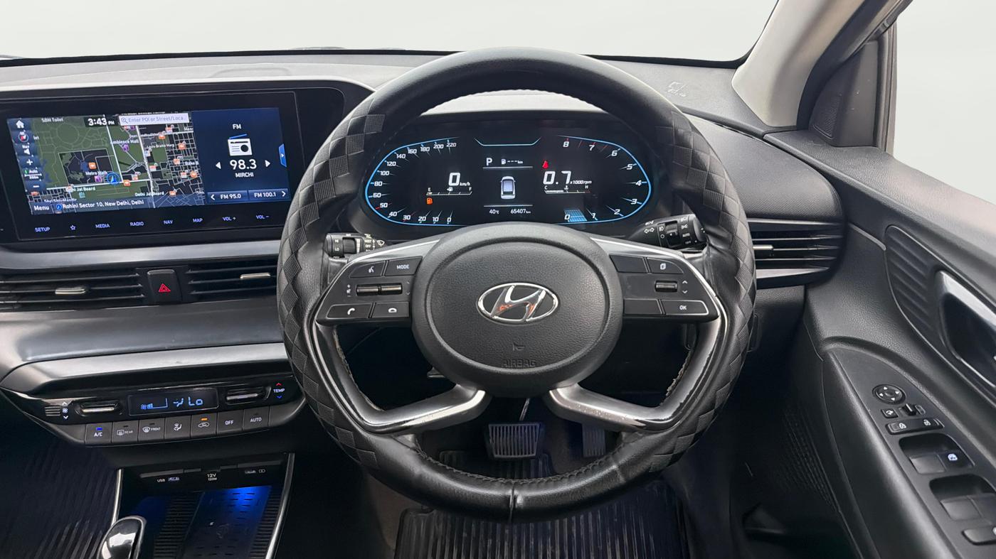 2021 Hyundai NEW I20 ASTA 1.2 AT, Petrol, Automatic, 65,352 km, Steering Wheel Close Up