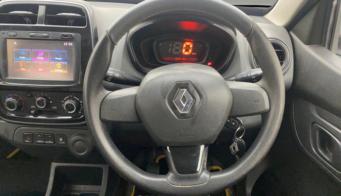 2018 Renault Kwid RXT 1.0 (O), Petrol, Manual, 34,517 km, Steering Wheel Close Up