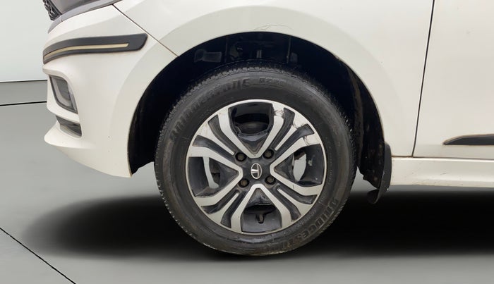 2022 Tata TIGOR XZ PLUS CNG, CNG, Manual, 50,774 km, Left Front Wheel