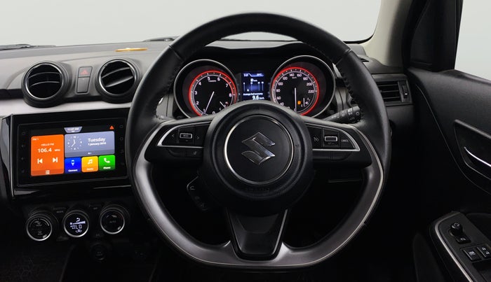 2023 Maruti Swift ZXI PLUS AMT DUAL TONE, Petrol, Automatic, 28,063 km, Steering Wheel Close Up