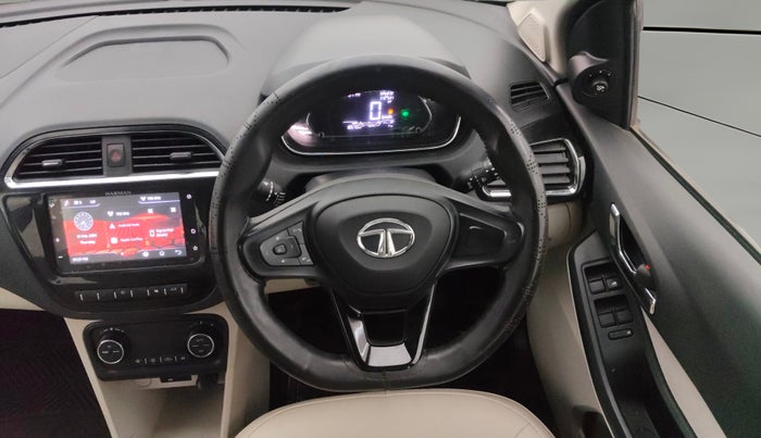 2023 Tata TIGOR XZ PLUS LEATHERETTE, Petrol, Manual, 18,549 km, Steering Wheel Close Up
