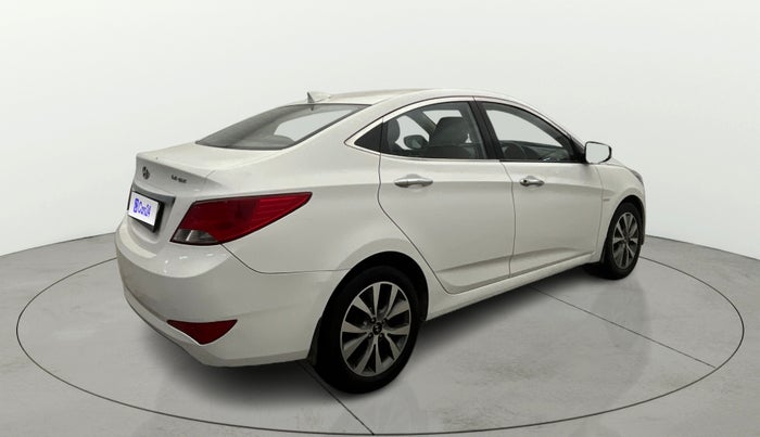 2016 Hyundai Verna 1.6 VTVT SX, Petrol, Manual, 99,271 km, Right Back Diagonal