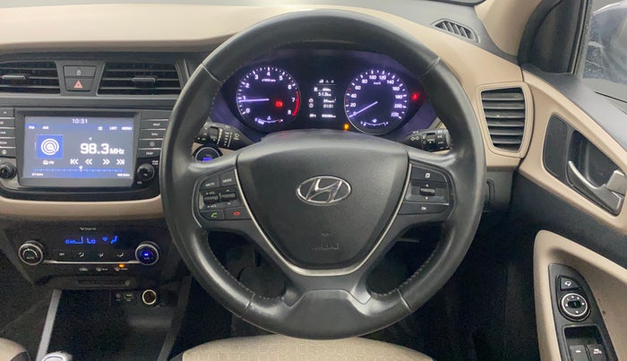 2016 Hyundai Elite i20 ASTA 1.2 (O), Petrol, Manual, 1,00,016 km, Steering Wheel Close Up