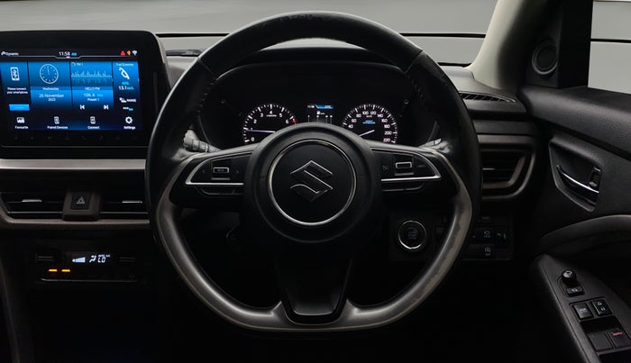 2022 Maruti BREZZA ZXI + SMART HYBRID, Petrol, Manual, 77,792 km, Steering Wheel Close Up