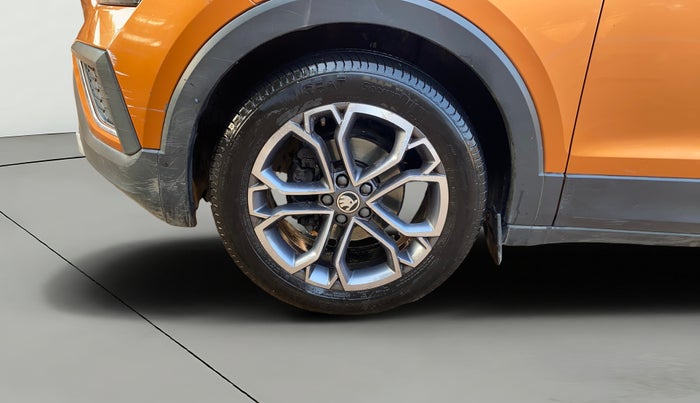 2021 Skoda KUSHAQ STYLE 1.0L TSI AT, Petrol, Automatic, 87,068 km, Left Front Wheel