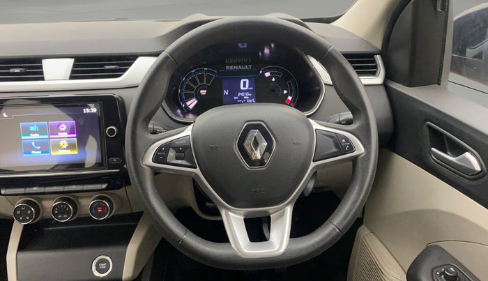 2022 Renault TRIBER RXZ AMT DUAL TONE, Petrol, Automatic, 24,010 km, Steering Wheel Close Up